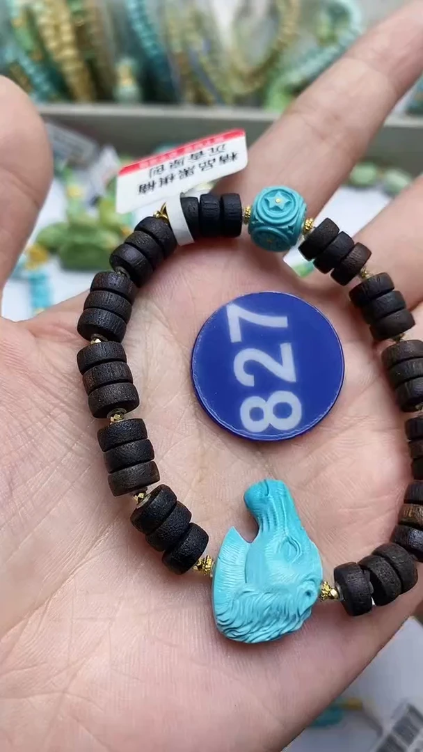 【闪购商品】绿松石手链银S925镶嵌827