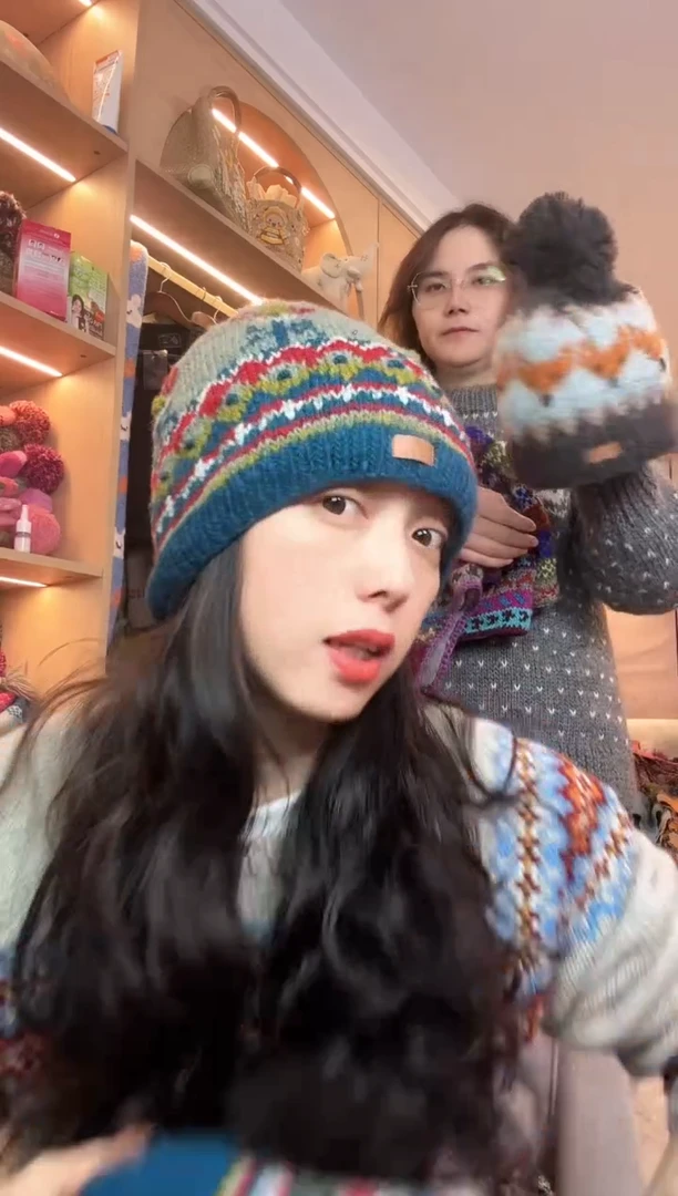 羊毛百羊毛彼岸花冷帽