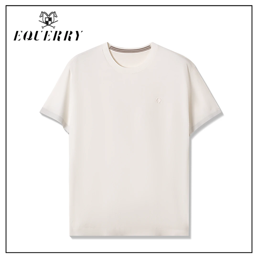 【一喜专享】EQ男装都市小清新风纯色圆领T恤-T625