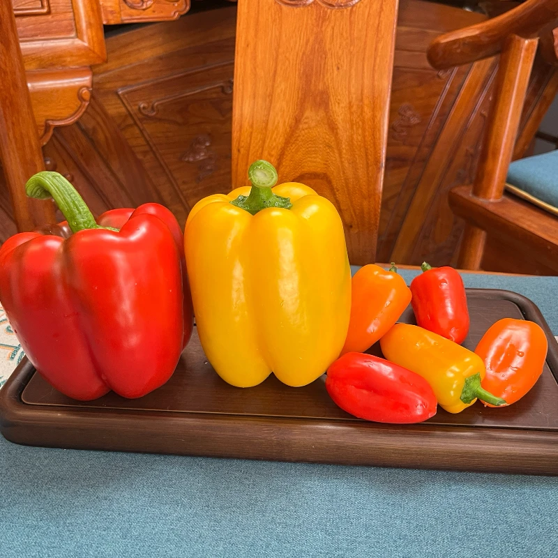 【彩椒+水果小辣椒】新鲜彩椒水果小辣椒混合试吃装送两包油醋汁