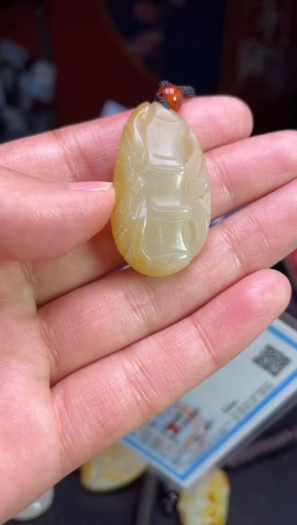 颈饰未镶嵌和田玉123