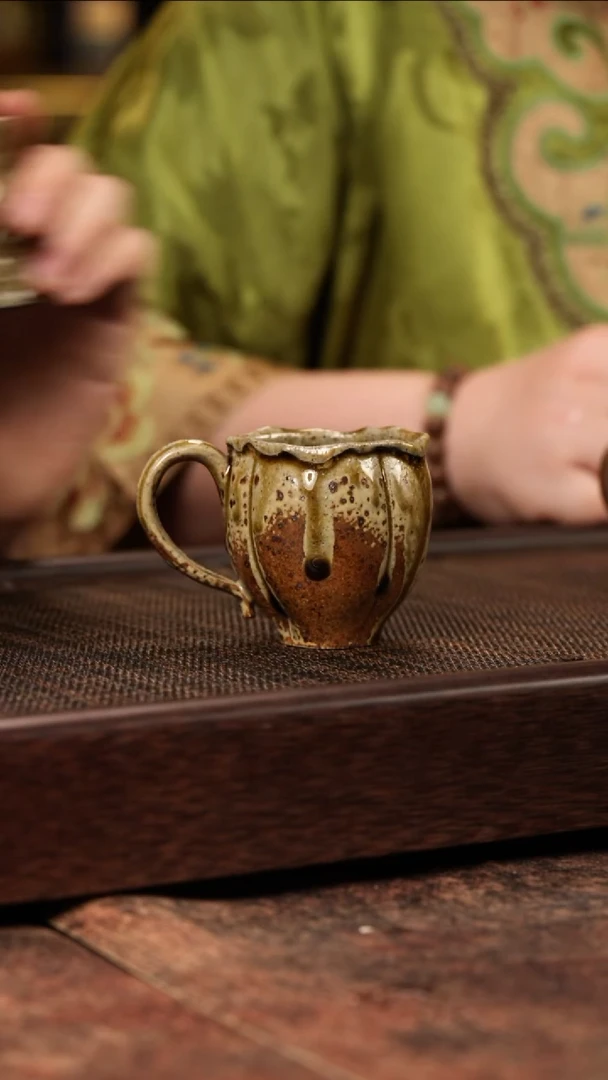 茶壶紫砂莲蓬把杯