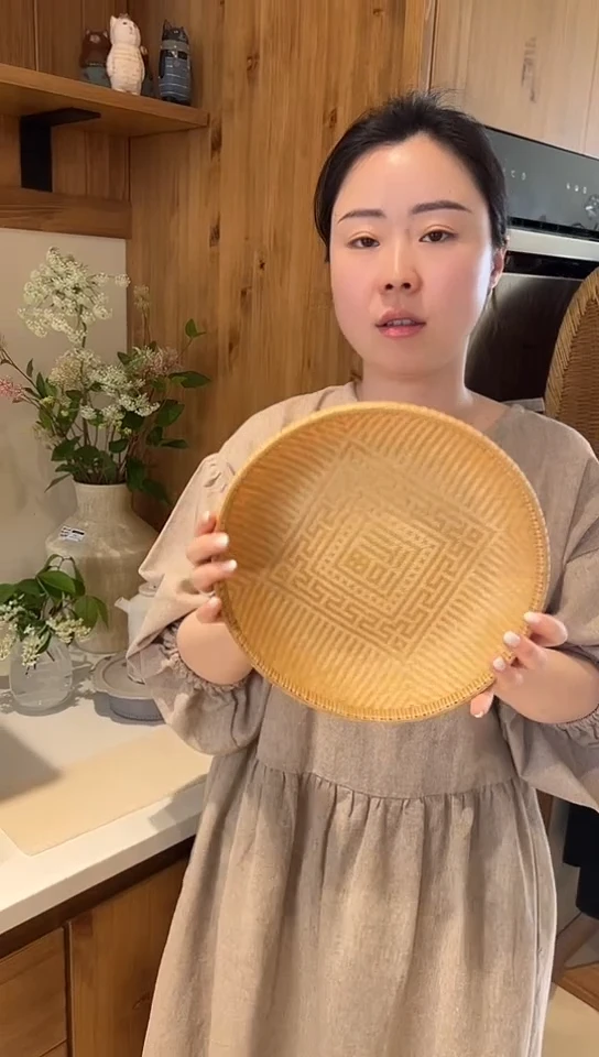 茶道摆件 0000000竹编福字5415