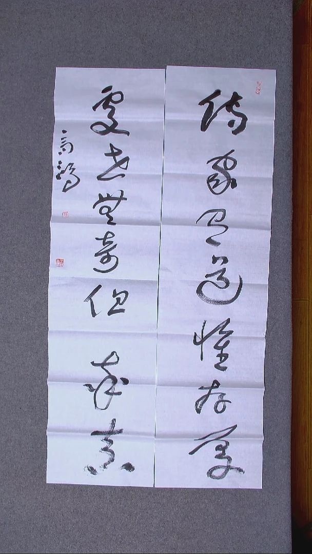 书法王高生 福建漳州 四尺对联