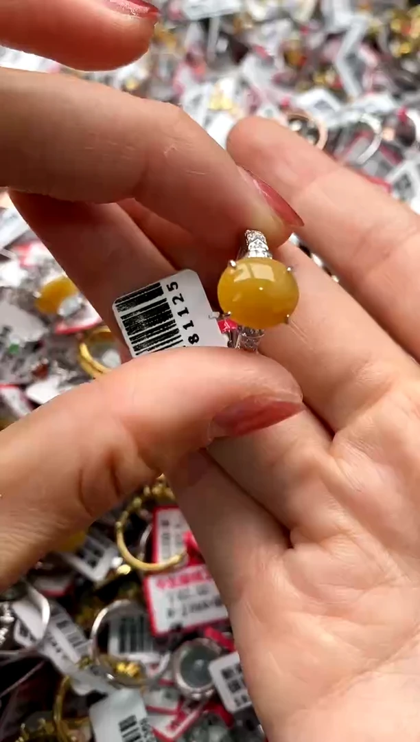 【闪购商品】翡翠戒指银S925镶嵌4444444    1