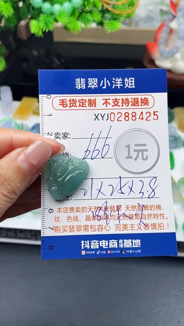 未镶嵌定制翡翠毛货商品 不退换/ 8425
