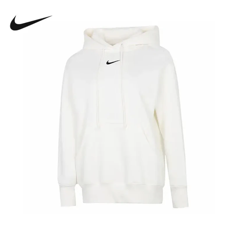 NIKE/耐克2024新款FLEECE经典情侣连帽卫衣带帽套头衫DQ5861-133