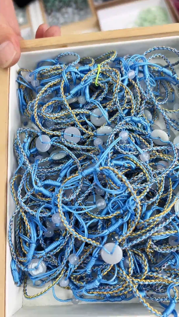 未镶嵌手链翡翠天然A货翡翠手链-多样性发一