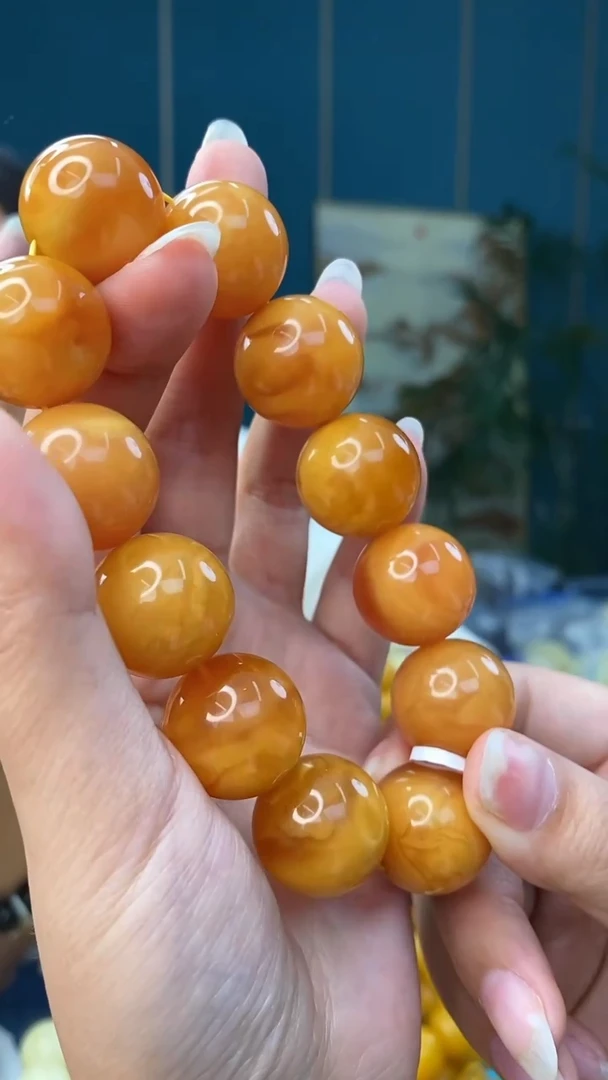 裸石琥珀未镶嵌1/5多样性发其一12