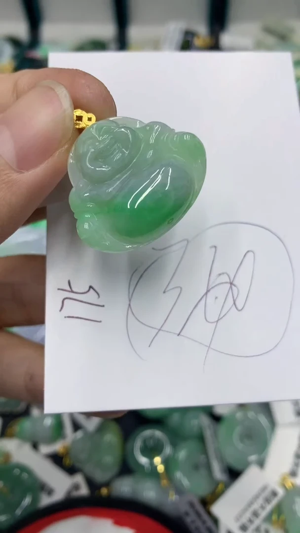 【闪购商品】翡翠颈饰18K金镶嵌号链接1111111