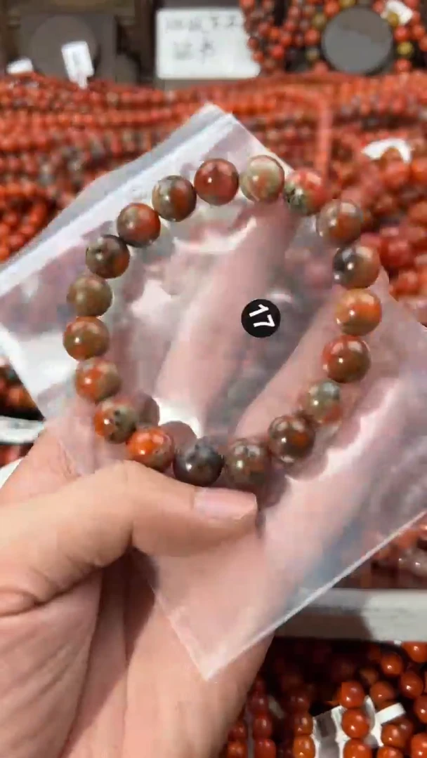 南红玛瑙手串未镶嵌11+