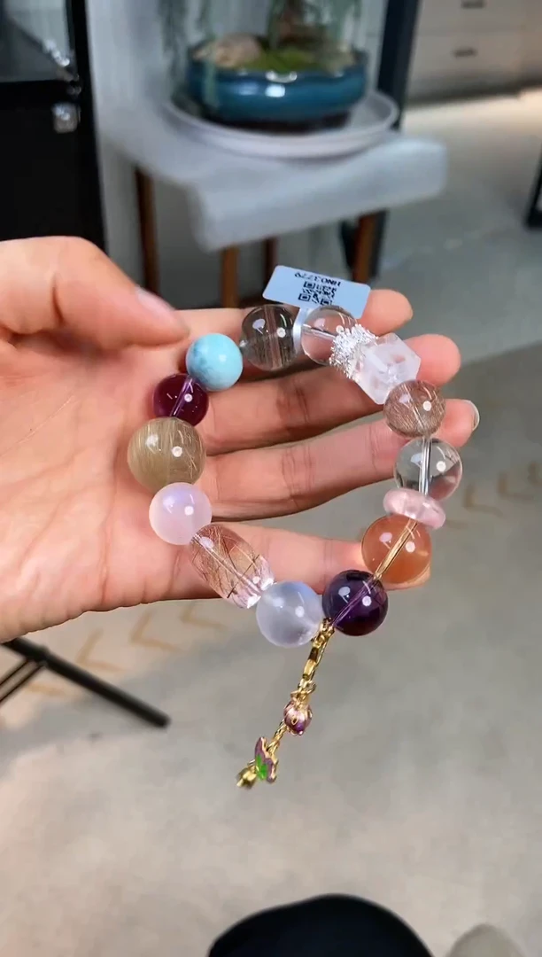 【闪购商品】水晶手串未镶嵌多宝