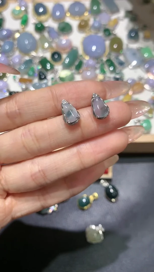 【闪购商品】翡翠吊坠(不含链)银S925镶嵌团购45