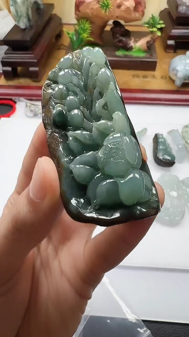 吊坠(不含链)未镶嵌翡翠1