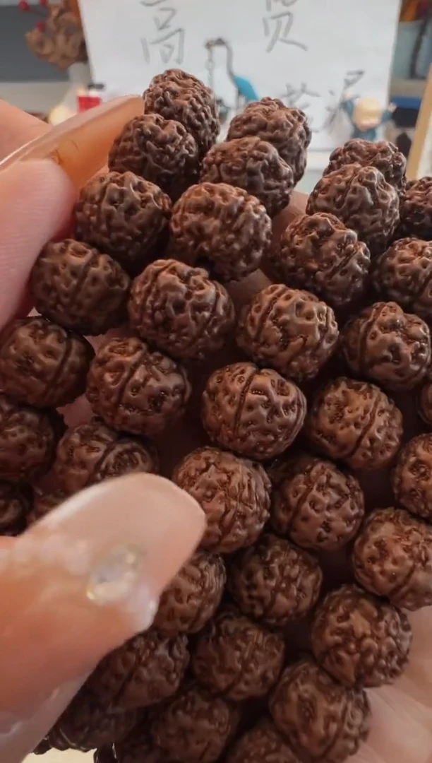 吊坠金刚菩提805平细梅花108长串10mm