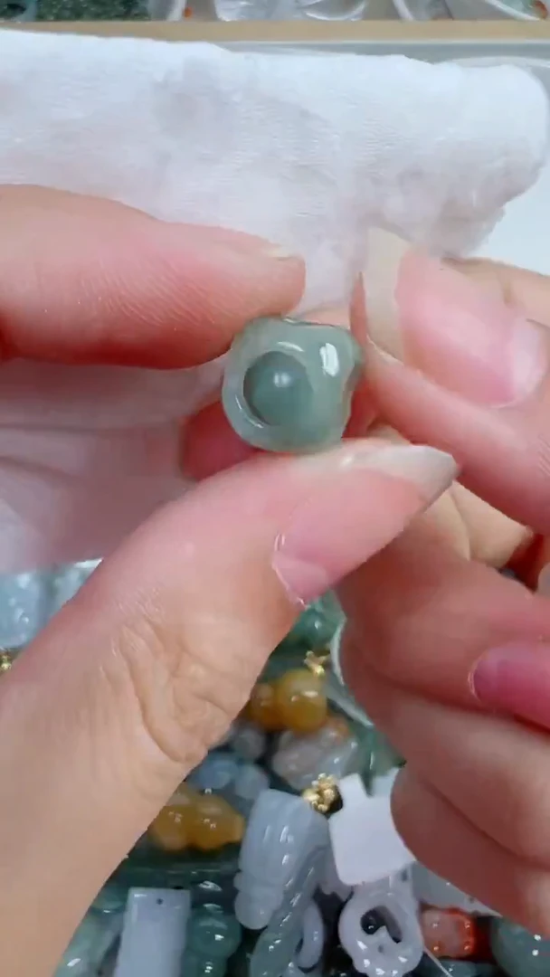 散珠翡翠419号链接，A货翡翠