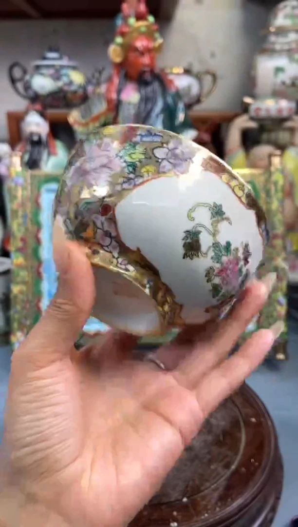 瓷片微瑕慎拍景德镇窑老厂瓷器单件