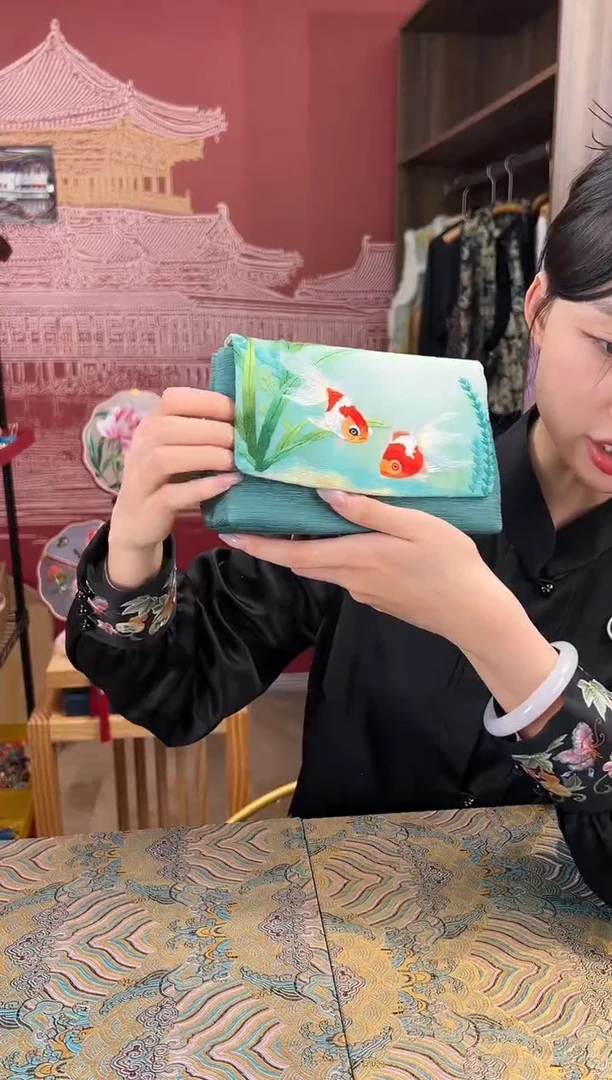 【闪购商品】刺绣苏绣手工刺绣包包