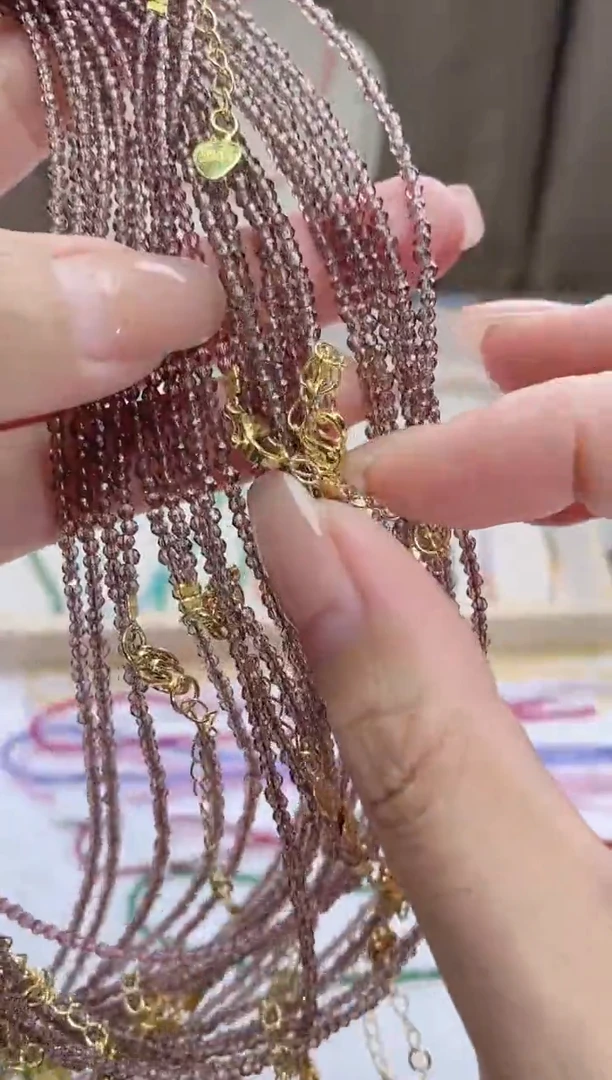 【闪购商品】尖晶石项链14K金镶嵌诗颜甄选珠宝SYZB16