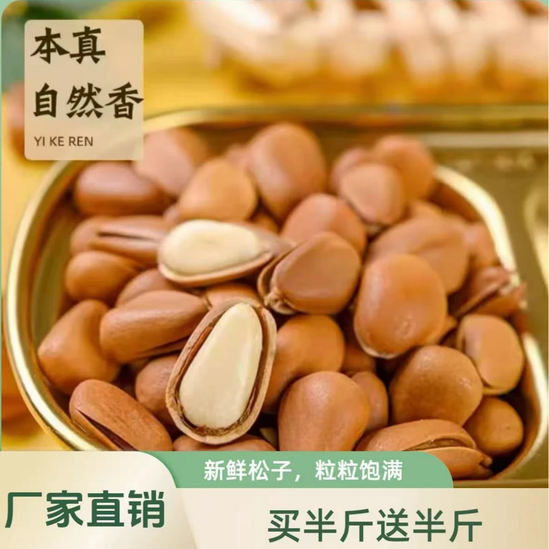 2024年新货东北开口松子 颗粒饱满 坚果500g