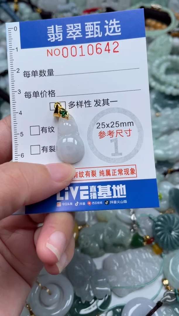 颈饰未镶嵌翡翠10642