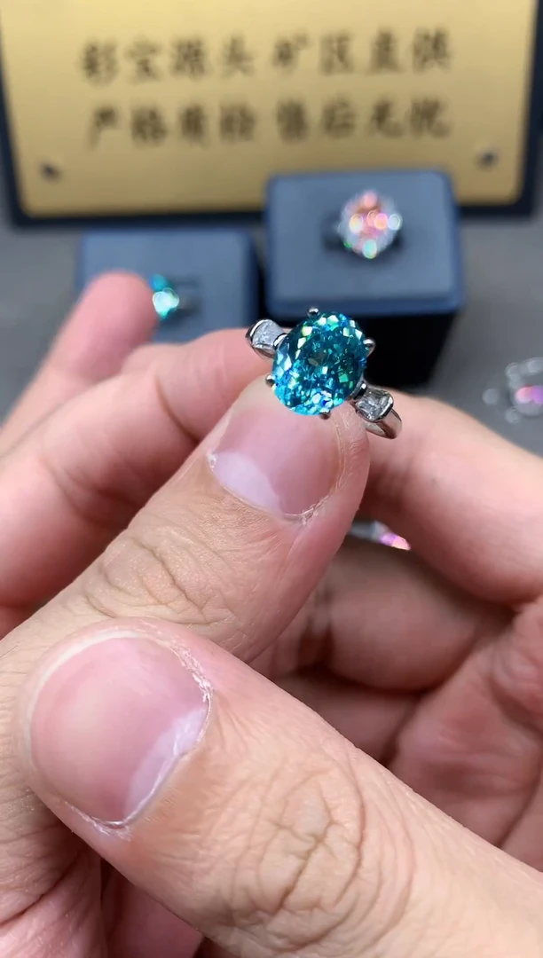 颈饰银S925镶嵌碧玺2222