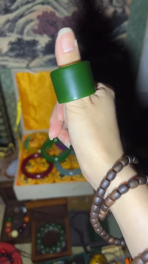 和田玉（碧玉）戒圈未镶嵌闪购高端商品链接