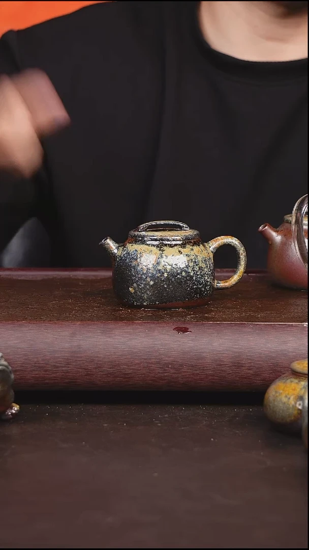 茶壶紫砂柴烧 一片瓦