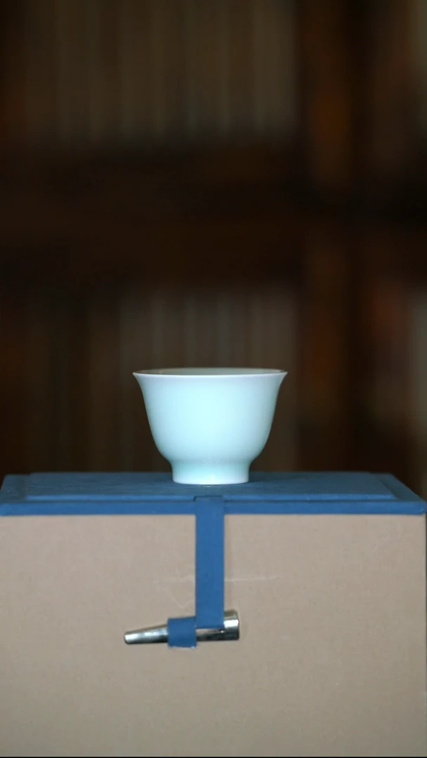 杯晓芳窑2015年作品影青芸露杯