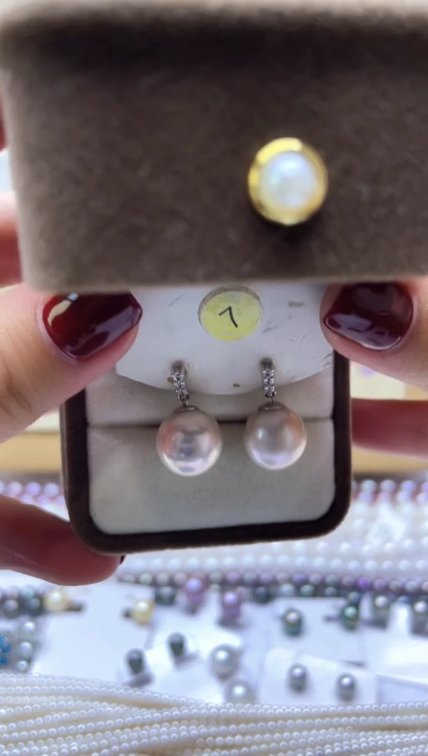 【闪购商品】淡水珍珠耳饰未镶嵌1