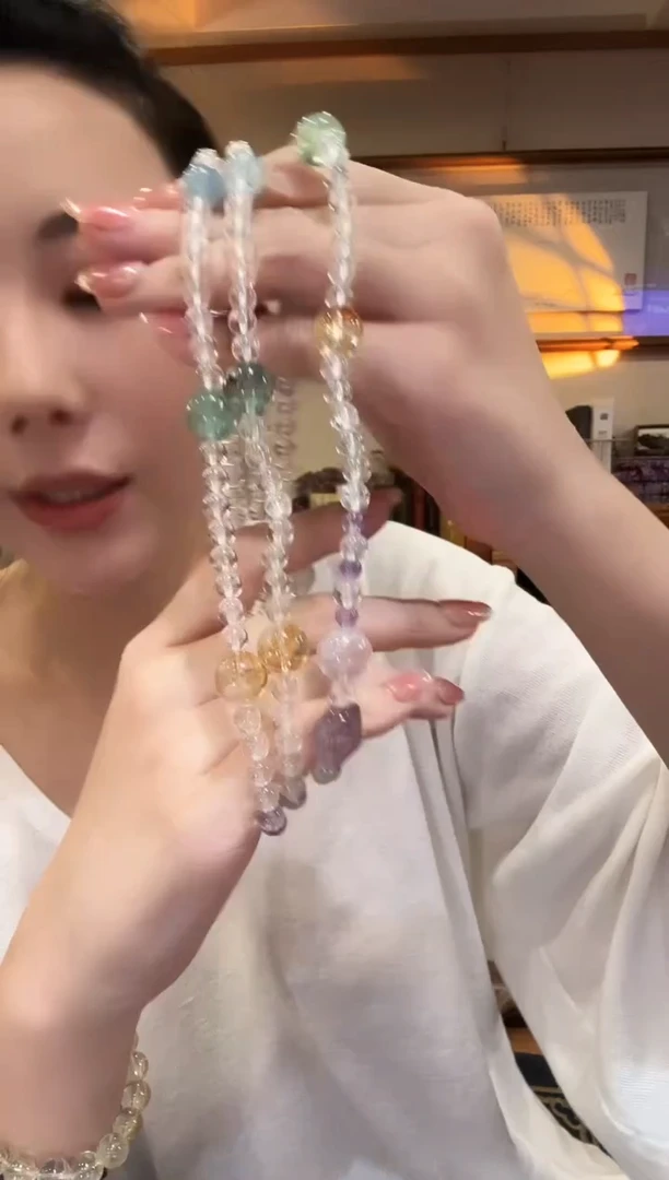 颈饰未镶嵌水晶多样性发其一