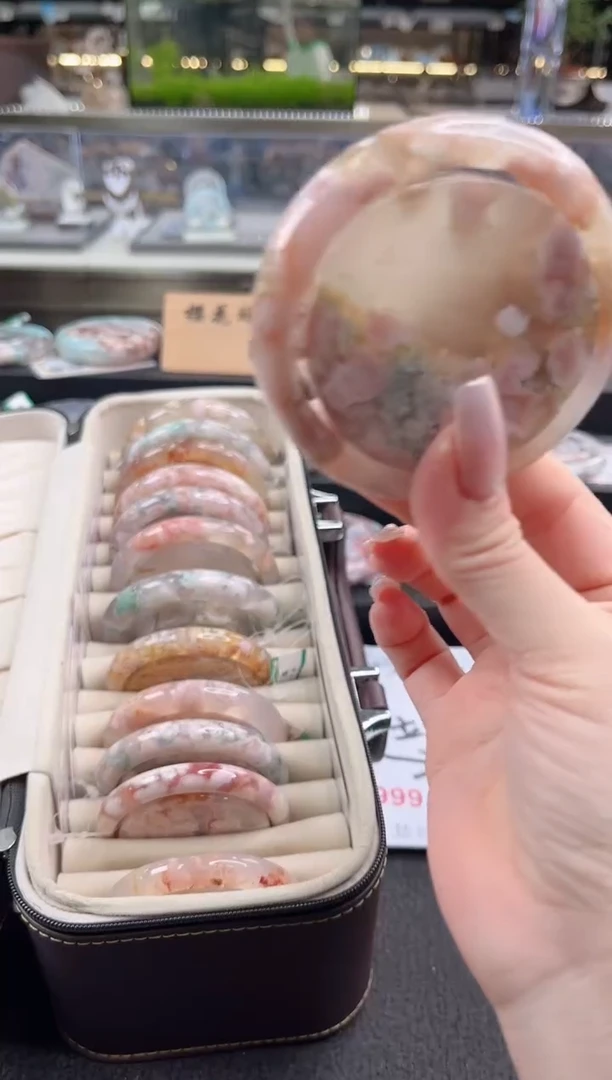 未镶嵌手镯石英质玉尘*丷圈口（赠品镯心）