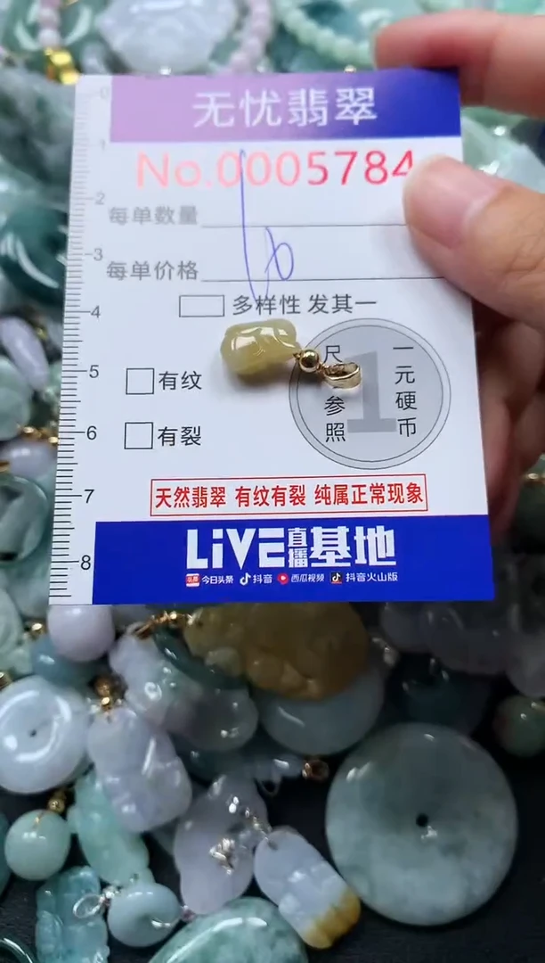 颈饰未镶嵌翡翠5784