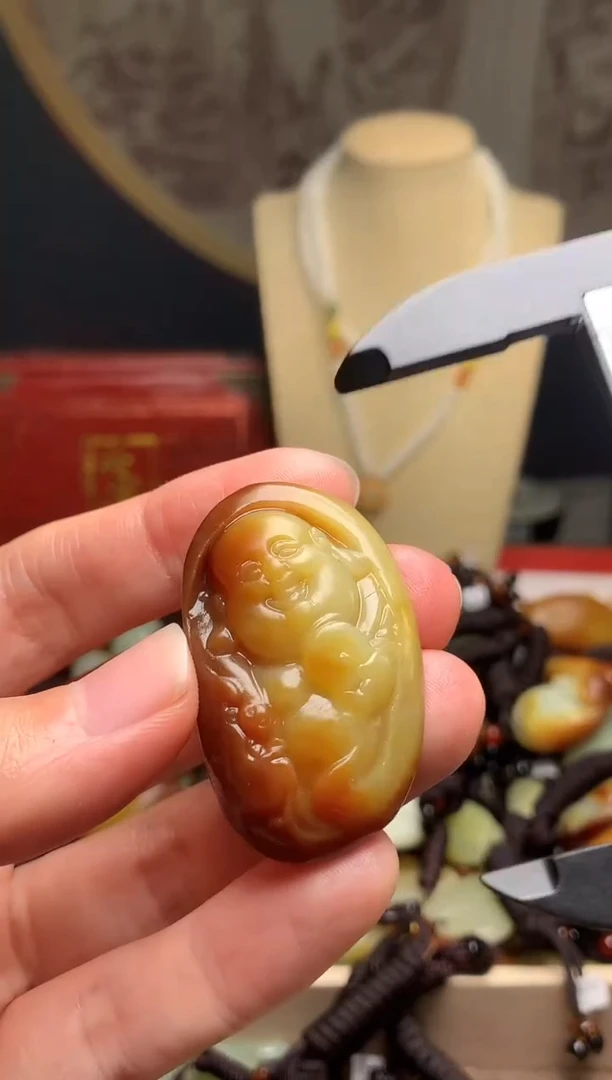 颈饰未镶嵌和田玉新疆料青海料清水和田玉吊坠