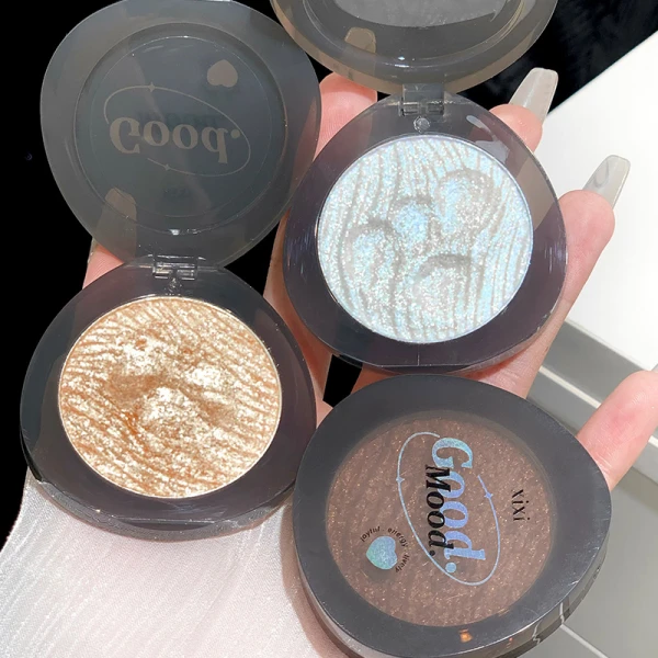 xixi月池高光粉盘提亮爆闪细闪ins粉质细腻星钻修饰一体盘D-570