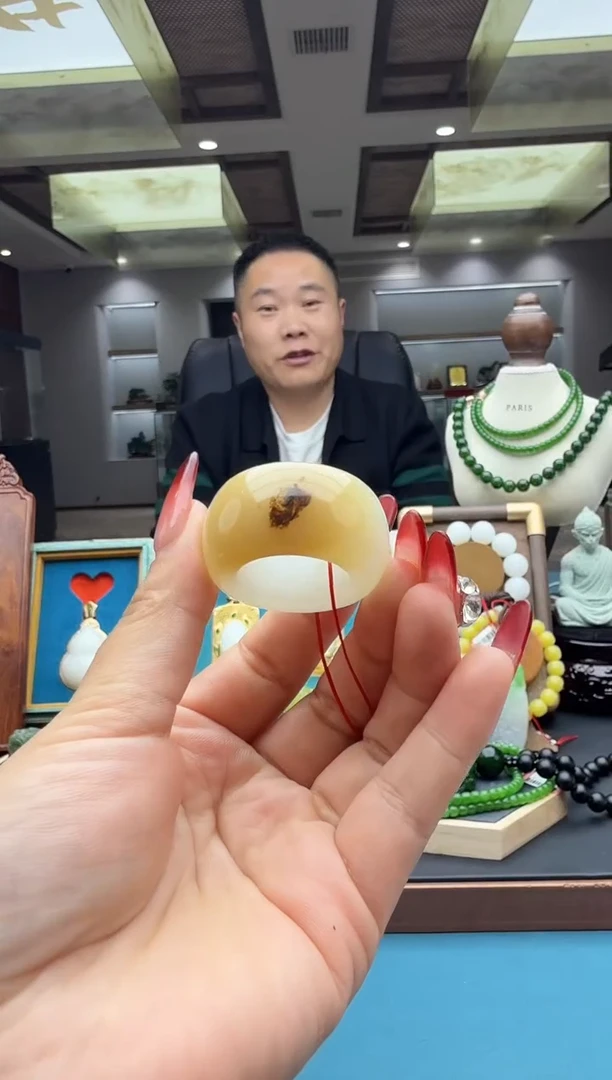 未镶嵌戒圈和田玉qmtb