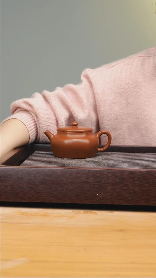 【闪购商品】紫砂茶壶见素朱泥
