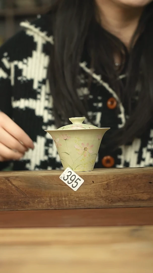 福利/设计师手作款！！雏菊系列/盖碗！！