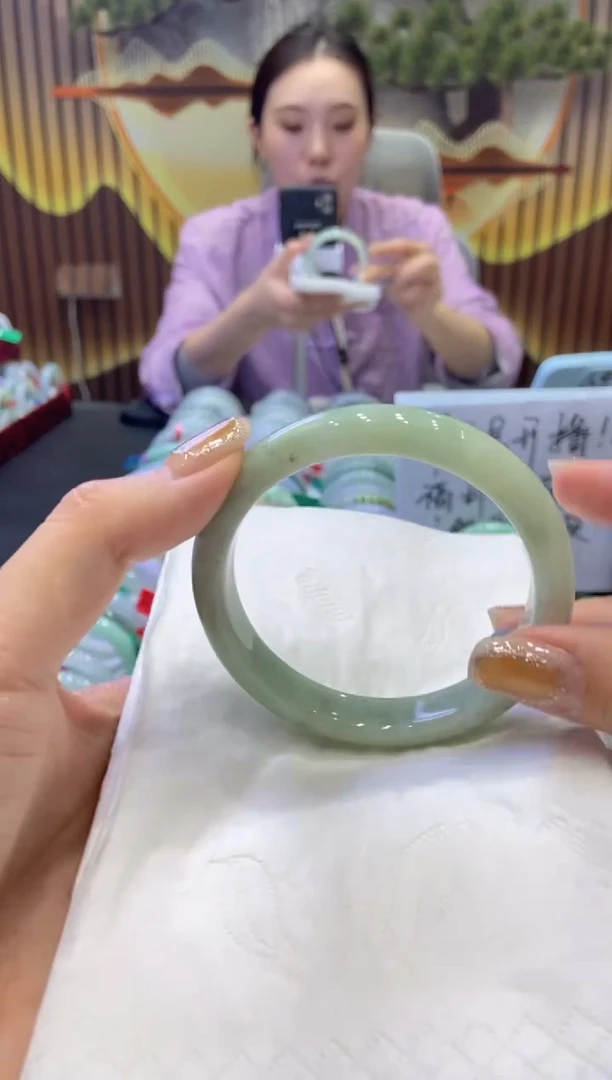 未镶嵌手镯翡翠0008638