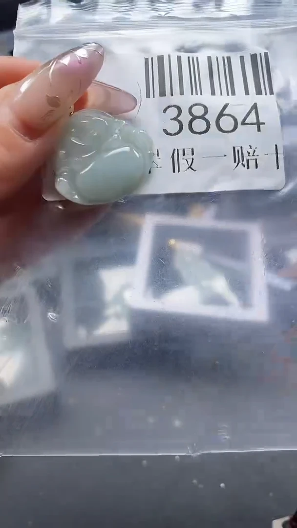 吊坠(不含链)未镶嵌翡翠3864