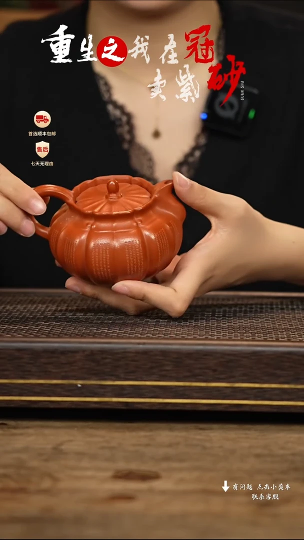 【闪购商品】紫砂茶壶冠砂茶器48
