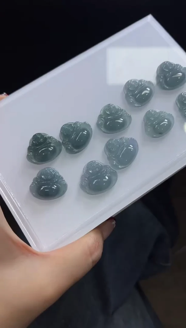 【闪购商品】翡翠颈饰未镶嵌K392多样性发一件/配绳子