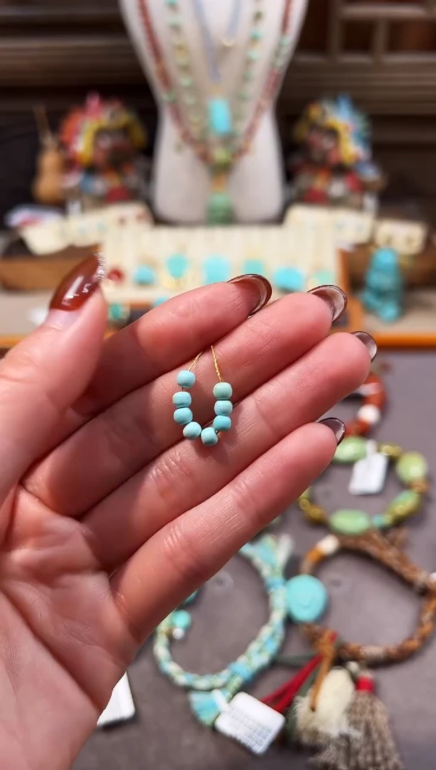 未镶嵌绿松石配饰隔珠