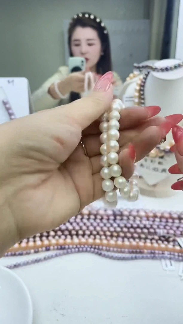 未镶嵌手链淡水珍珠白色系手链