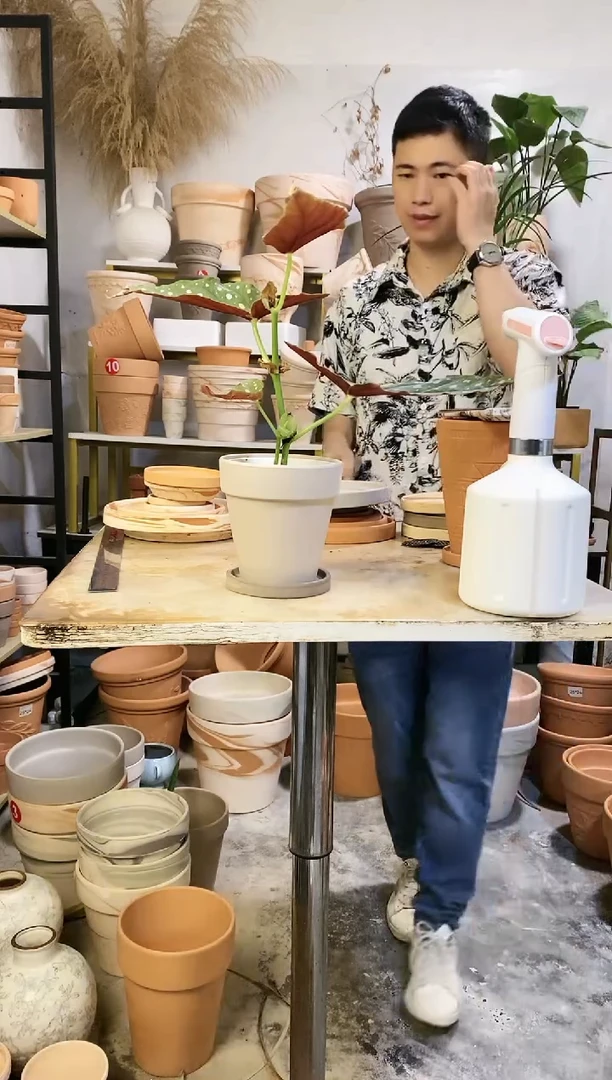 13*13灰陶 2盆2托