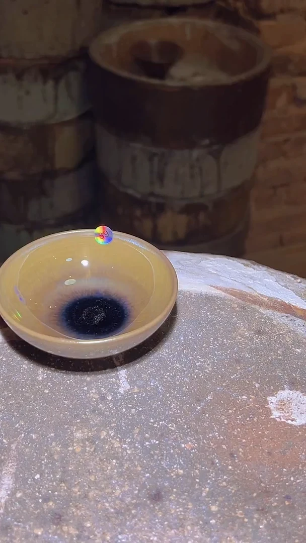 茶盏89柴烧建盏主人杯