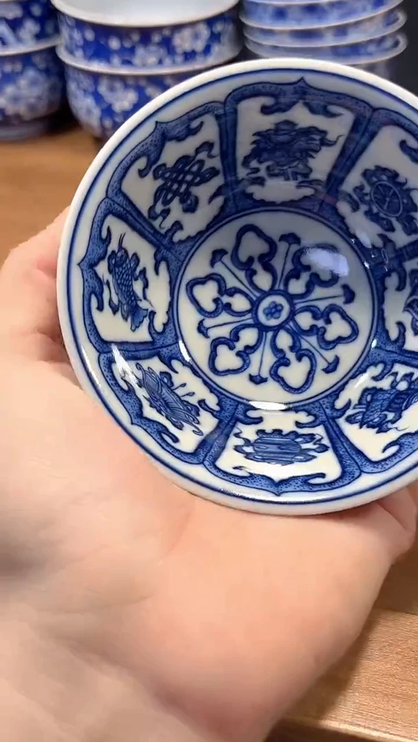 镹曰手工手绘柴窑孤品茶具