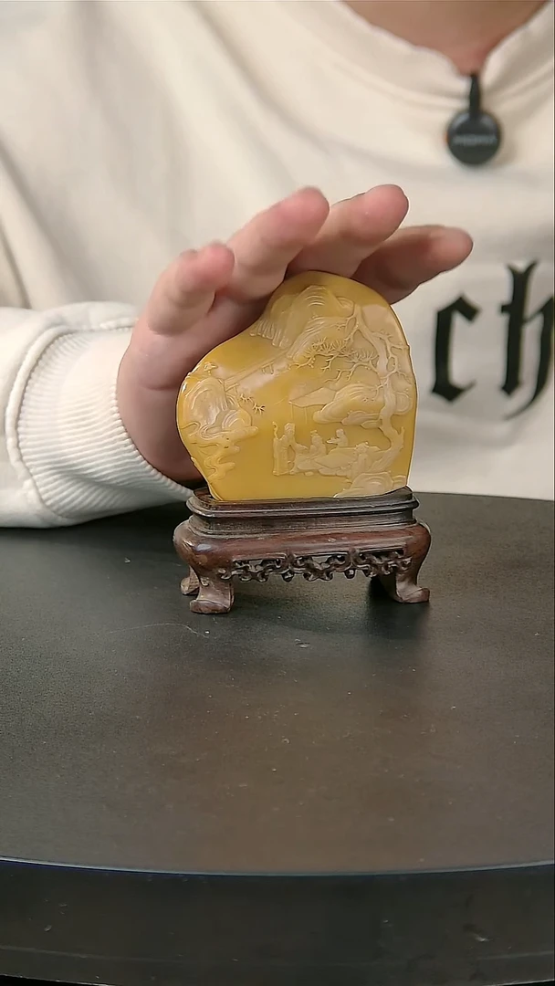 寿山石印石一物一拍