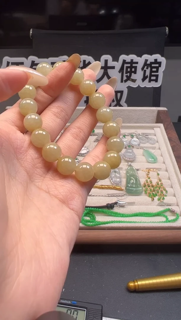 未镶嵌手串翡翠缅甸珠宝严选