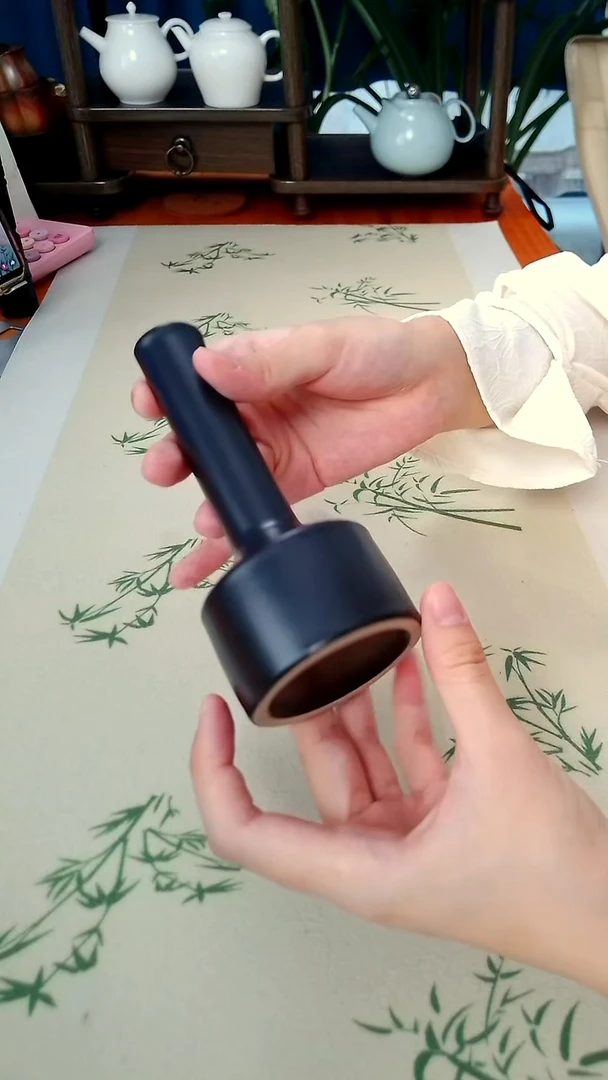 精品纯陶花插黑色